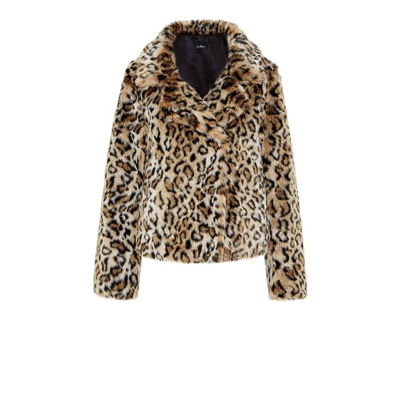 NWT SAM Edelman XS Leopard Short Chubby Coat - Picture 1 of 6